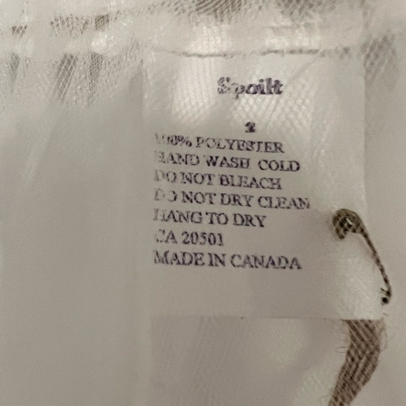 2/$40 NWT Spoilt kids tutu in size 2 in white - Picture 6 of 7